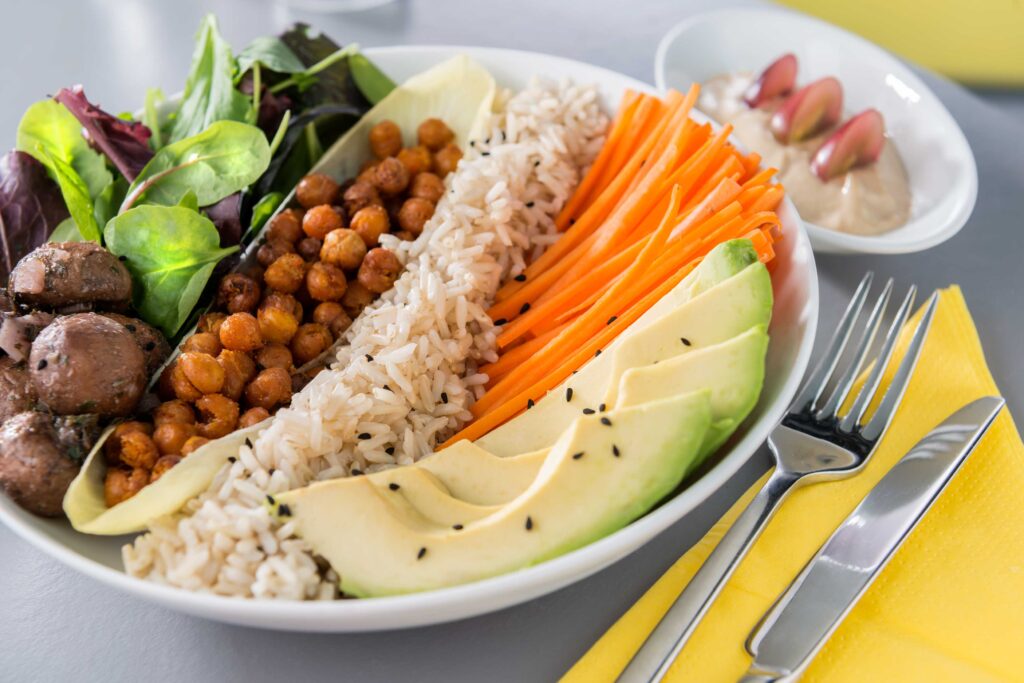 veganes Gericht von Samocca