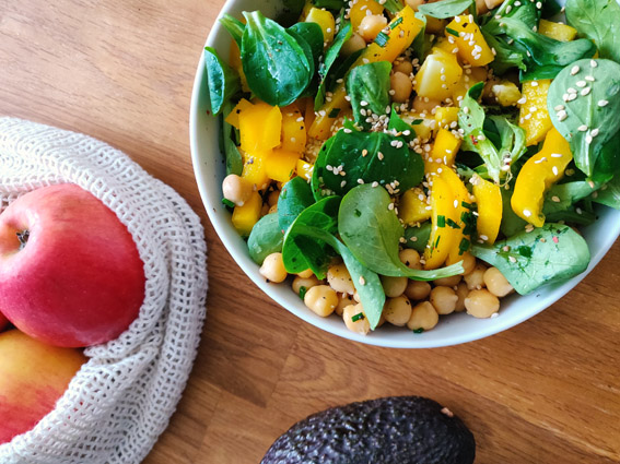 Vegane Mahlzeit